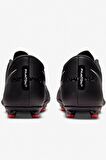 Nike Phantom G. T. 2 Club F. G. / M. G. Unisex Soccer Shoes Siyah Kırmızı Krampon
