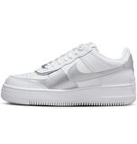 Nike Air Force 1 Shadow Phantom Sneaker Unisex Hakiki Deri Günlük Spor Ayakkabı Beyaz Taban 4cm