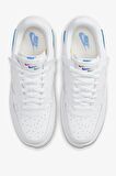 Nike Air Force Fontanka AF1 Leather Sneaker Hakiki Deri Günlük Beyaz Mavi Spor Ayakkabı