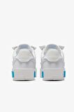 Nike Air Force Fontanka AF1 Leather Sneaker Hakiki Deri Günlük Beyaz Mavi Spor Ayakkabı