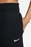 Nike Sportswear Phoenix Loose Fit Polar Kadın Bol Kesim Yüksek Bel Eşofman Altı Siyah