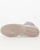 Nike Dunk High 1985 Rose Denim and Leather Sneaker Hakiki Deri Bilekli Unisex Ayakkabı Beyaz