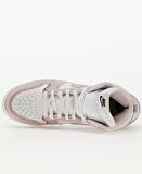 Nike Dunk High 1985 Rose Denim and Leather Sneaker Hakiki Deri Bilekli Unisex Ayakkabı Beyaz