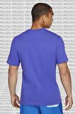 Nike Sportswear High Summer Graphic Short Sleeve Tee Purple Mor Unisex Tişört