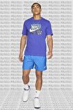 Nike Sportswear High Summer Graphic Short Sleeve Tee Purple Mor Unisex Tişört
