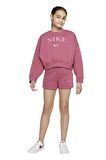 Nike Sportswear Kids Shorts Pink Kız Çocuk Şortu Pembe
