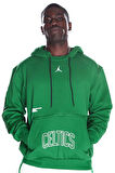 Nike Jordan Boston Celtics NBA Hoodie Erkek Kapüşonlu Basketbol Sweatshirt Yeşil