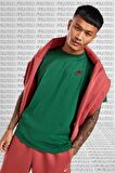 Nike Sportswear Cotton Unisex Tee Green %100 Pamuk Koyu Yeşil Erkek Tişört