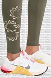 Nike One Therma Fit Leggings Tight Fit GRX Khaki Toparlayıcı Termal Tayt Haki Kahverengi