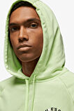 Nike Jordan Dri Fit Sport BC Men's Fleece Hoodie Erkek Kapüşonlu Sweatshirt Yeşil