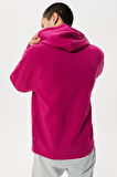 Nike Sportswear Men's Hoodie Erkek Kapüşonlu Sweatshirt Fuşya