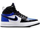 Nike Jordan Acclimate Sneaker Hakiki Deri Siyah Mavi Bilekli Jordan Spor Ayakkabı