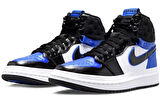 Nike Jordan Acclimate Sneaker Hakiki Deri Siyah Mavi Bilekli Jordan Spor Ayakkabı