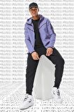 Nike Tech Fleece Full Zip Unisex Hoodie Kapüşonlu Fermuarlı Sweatshirt Lila