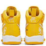 Nike Air Force 1 Mid Off-White SP AF1 Special Series Unisex Leather Sneaker Özel Seri Hakiki Deri Unisex Günlük Spor Ayakkabı Sarı
