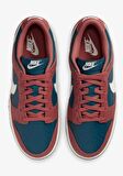 Nike Dunk Low Leather Unisex Sneaker Hakiki Deri Siyah Spor Lacivert Spor Ayakkabı