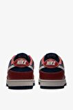 Nike Dunk Low Leather Unisex Sneaker Hakiki Deri Siyah Spor Lacivert Spor Ayakkabı