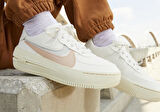 Nike Air Force 1 PLT.AF.ORM Krem Kadın Spor Ayakkabı