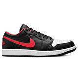 Nike Air Jordan 1 Low Leather Sneaker Hakiki Deri Unisex Günlük Spor Ayakkabı Siyah