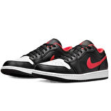 Nike Air Jordan 1 Low Leather Sneaker Hakiki Deri Unisex Günlük Spor Ayakkabı Siyah