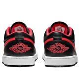 Nike Air Jordan 1 Low Leather Sneaker Hakiki Deri Unisex Günlük Spor Ayakkabı Siyah