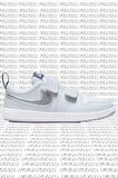 Nike Pico 5 Kids Walk Shoes Leather Bantlı Hakiki Deri Spor Ayakkabı Gri (Dar Kalıp)