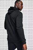 Nike Therma Fit Pullover Hoodie Big Swoosh Kapüşonlu Termal Siyah Erkek Sweatshirt