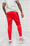 Nike Sportswear Tech Fleece Mens Jogger Red Erkek Eşofman Altı Kırmızı