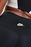 Nike One Training High Rise Leggings Yüksek Belli Toparlayıcı 2Cepli Siyah Tayt