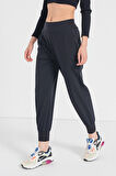 Nike Wmns Dri Fit Bliss Mide Rise 7/8 Jogger Yürüyüş Koşu Pantolonu Siyah Eşofman Altı