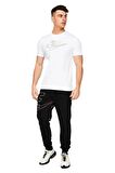 Nike Futura Club Multi Logo Sportswear Tshirt White Nike Logolu Beyaz Erkek Tişört