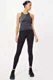 Nike Dri Fit ADV Aura Women's Slim Fit Training Tank Top Kadın Spor Atlet Siyah Gri