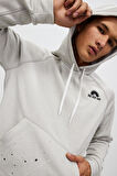 Nike Therma Fit Fleece Polar Top İçi Polarlı Erkek Sweatshirt Krem Beyaz