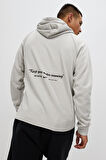 Nike Therma Fit Fleece Polar Top İçi Polarlı Erkek Sweatshirt Krem Beyaz
