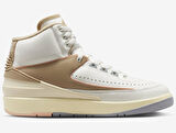 Nike Air Jordan 2 Retro Chicago Leather Unisex Sneaker Hakiki Deri Bilekli Günlük Spor Ayakkabı Krem Sütlü Kahve