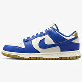 Nike Dunk Low Leather Women Sneaker Hakiki Deri Beyaz Lacivert Spor Ayakkabı Kadın