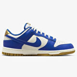 Nike Dunk Low Leather Women Sneaker Hakiki Deri Beyaz Lacivert Spor Ayakkabı Kadın