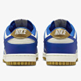 Nike Dunk Low Leather Women Sneaker Hakiki Deri Beyaz Lacivert Spor Ayakkabı Kadın