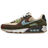 Nike Air Max 90  Leather Sneaker Green Hakiki Deri Unisex Günlük Spor Ayakkabı Yeşil