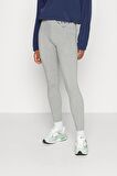 Nike Sportswear High Rise Leggings Gray Yüksek Belli Pamuklu Kadın Tayt Gri