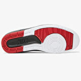 Nike Air Jordan 2 Retro Chicago Leather Unisex Sneaker Hakiki Deri Bilekli Günlük Spor Ayakkabı Beyaz Kırmızı Siyah