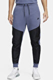 Nike Sportswear Tech Fleece ''Overlay Detail'' Men's Jogger  Erkek Eşofman Altı Mavi Siyah