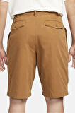 Nike Sportswear Life Pleated Chino Kanvas Erkek Şort Kahverengi