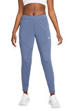 Nike Wmns Dri Fit Running Walk 7/8 Pant Yürüyüş Koşu Pantolonu Eşofman Altı Petrol Mavisi