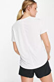 Nike Dri Fit Tee Training Running Tee Sırt Hava Panelli Koşu Spor Antrenman Tişörtü Beyaz