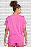 Nike Dri Fit Tee Training Running Tee Sırt Hava Panelli Koşu Spor Antrenman Tişörtü Fuşya