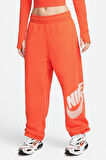 Nike Sportswear Women's Oversized Fleece Dansce Pants Kadın Geniş Beden Eşofman Altı Kırmızı