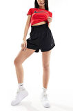 Nike One Training Dri Fit Ultra High Rise 3" Short Kadın Ultra Yüksek Bel Bol Kesim Antrenman Şortu Siyah