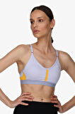 Nike Training Indy Dri Fit Light Support Bra Jungle Kadın Spor Sütyen Lila-Sarı