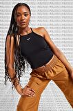 Nike Essential Cami Tight Fit Tank Top Black Likralı Fitilli Askılı Kadın Atlet Siyah